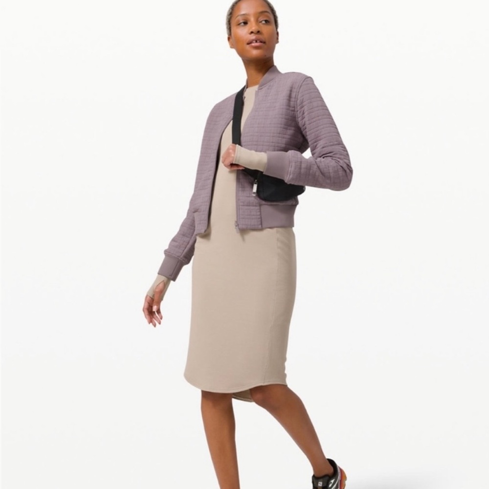 ✨Lululemon Athletica Serene Travels Reversible Bomber Jacket Size 12 - Picture 5 of 13